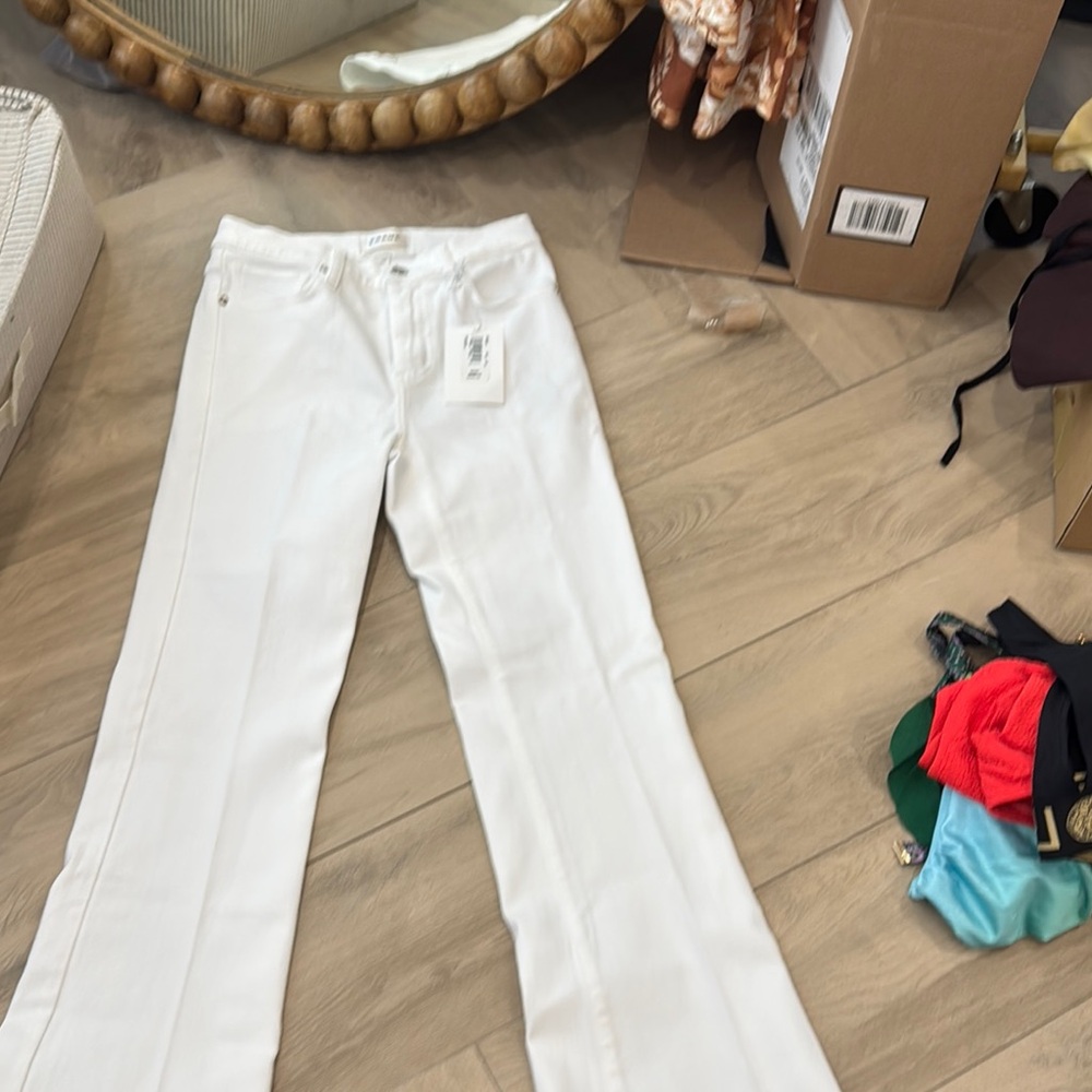 White Flared Jeans